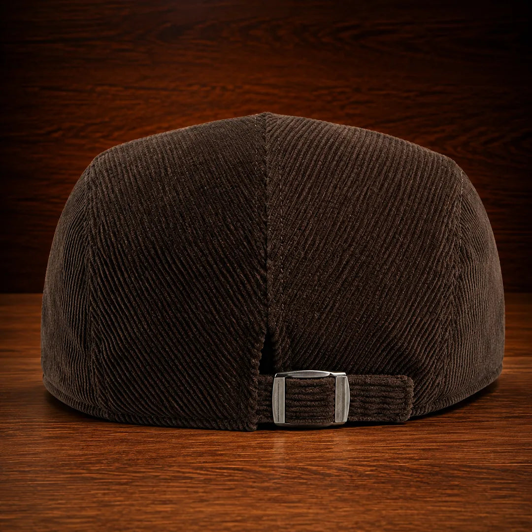 Corduroy Adjustable Flat Cap