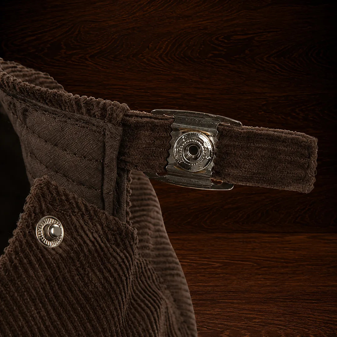 Corduroy Adjustable Flat Cap