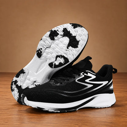 Cushioned Lace-Up Sneakers