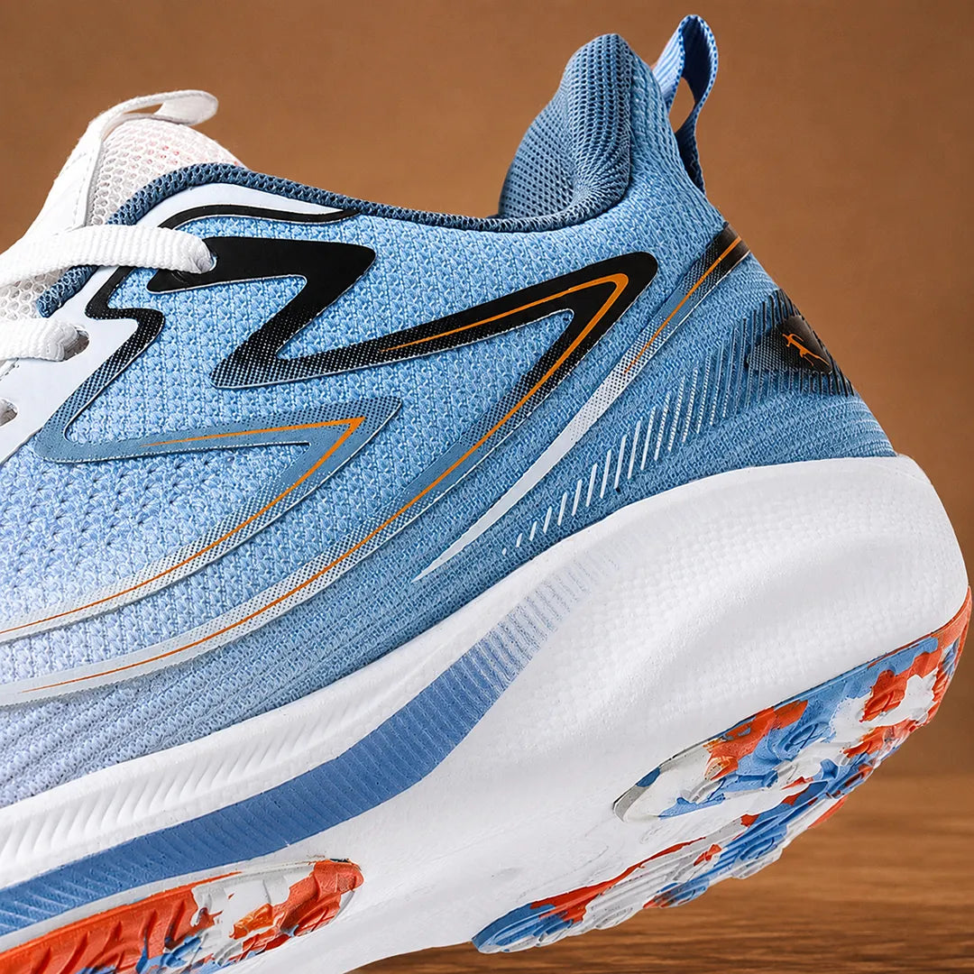 Cushioned Lace-Up Sneakers