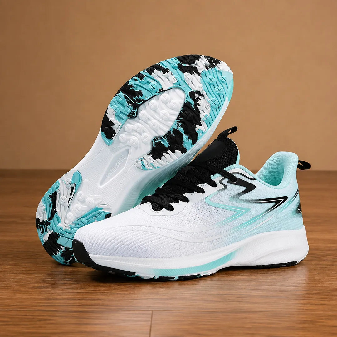 Cushioned Lace-Up Sneakers