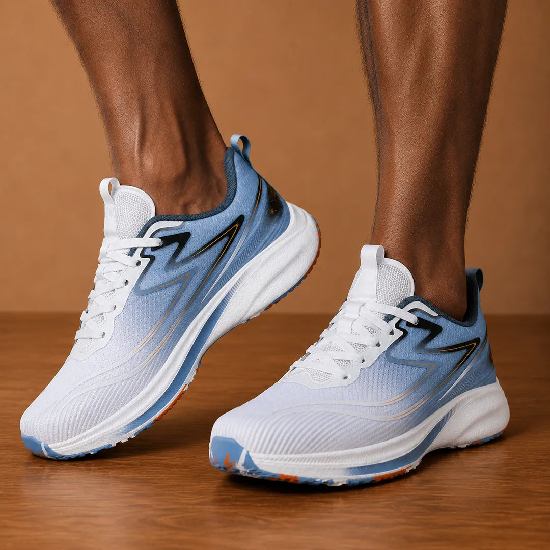 Cushioned Lace-Up Sneakers
