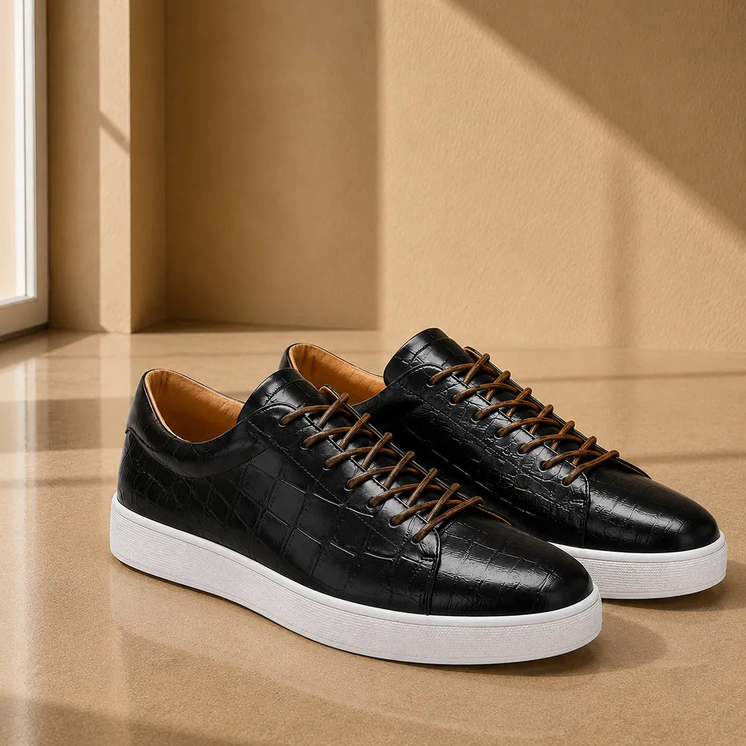 Embossed Casual Sneakers