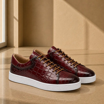 Embossed Casual Sneakers