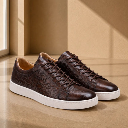 Embossed Casual Sneakers