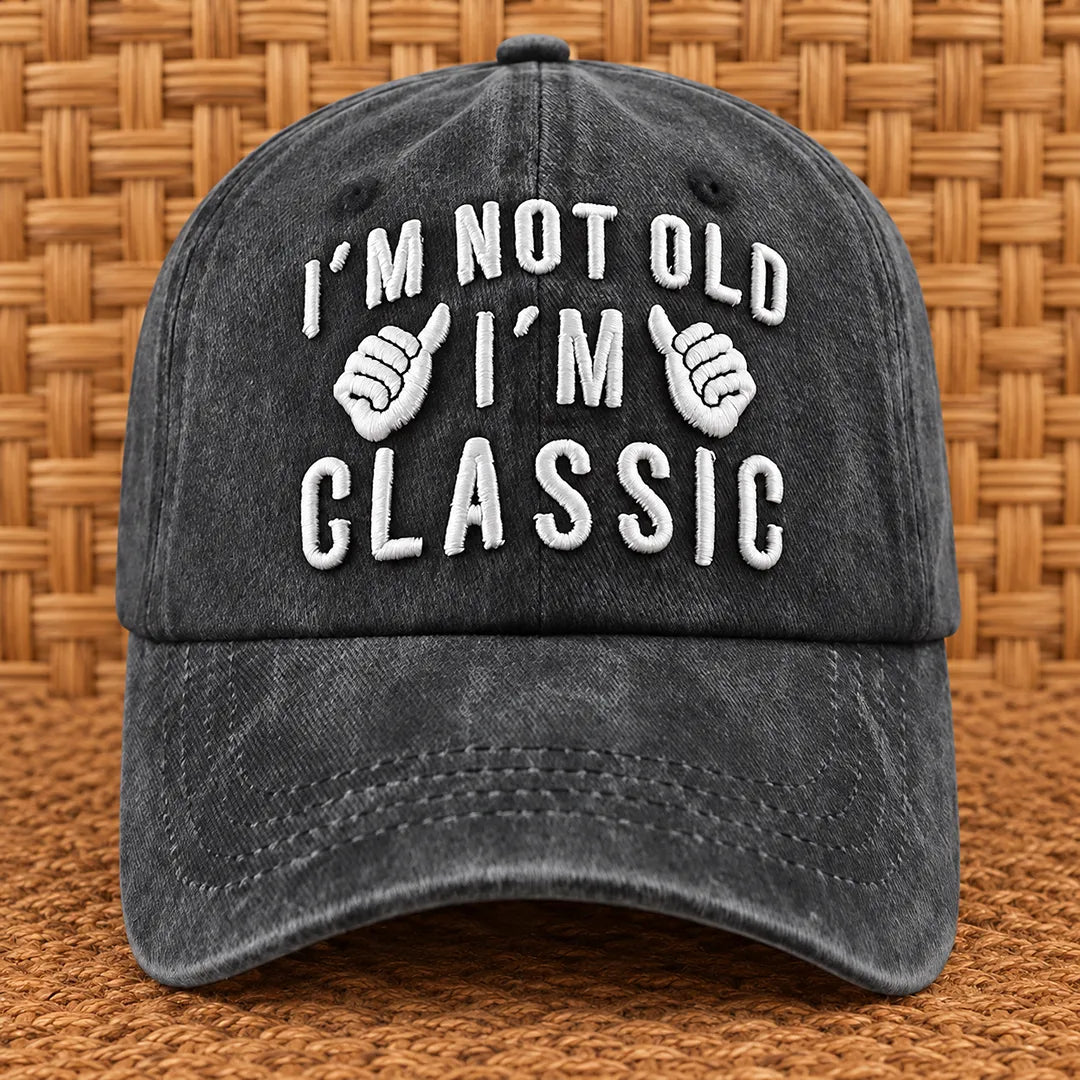 Embroidered Graphic Cap