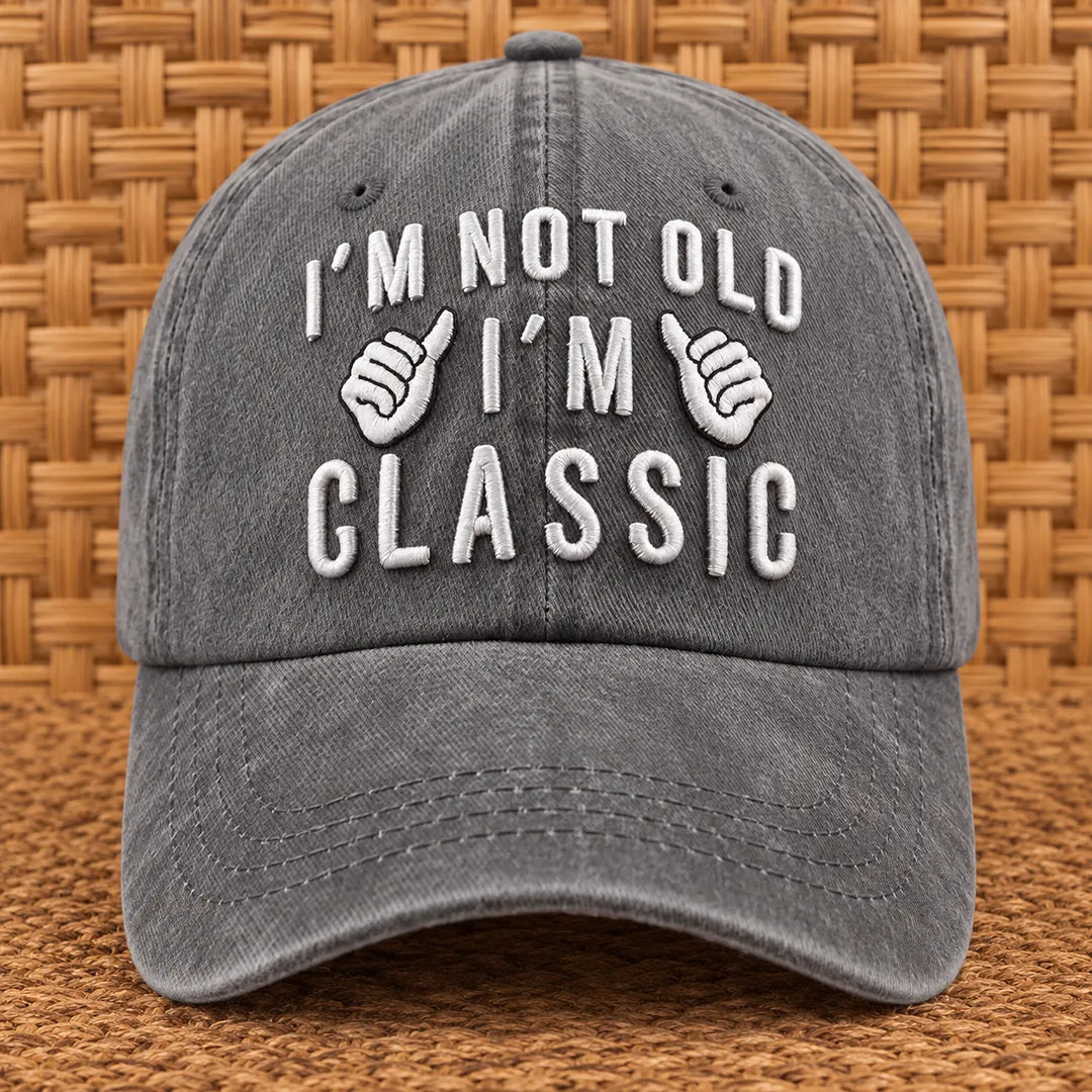 Embroidered Graphic Cap