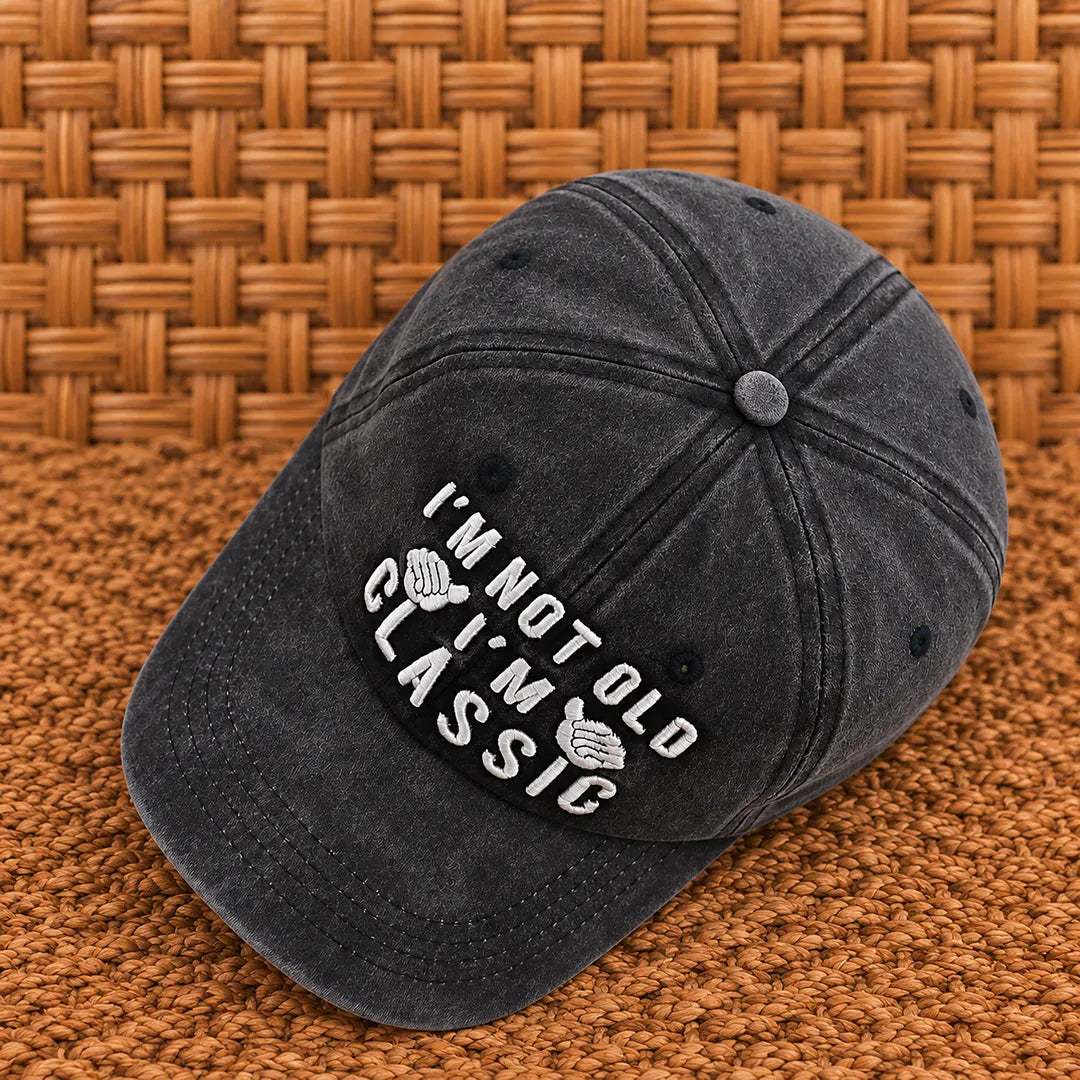 Embroidered Graphic Cap