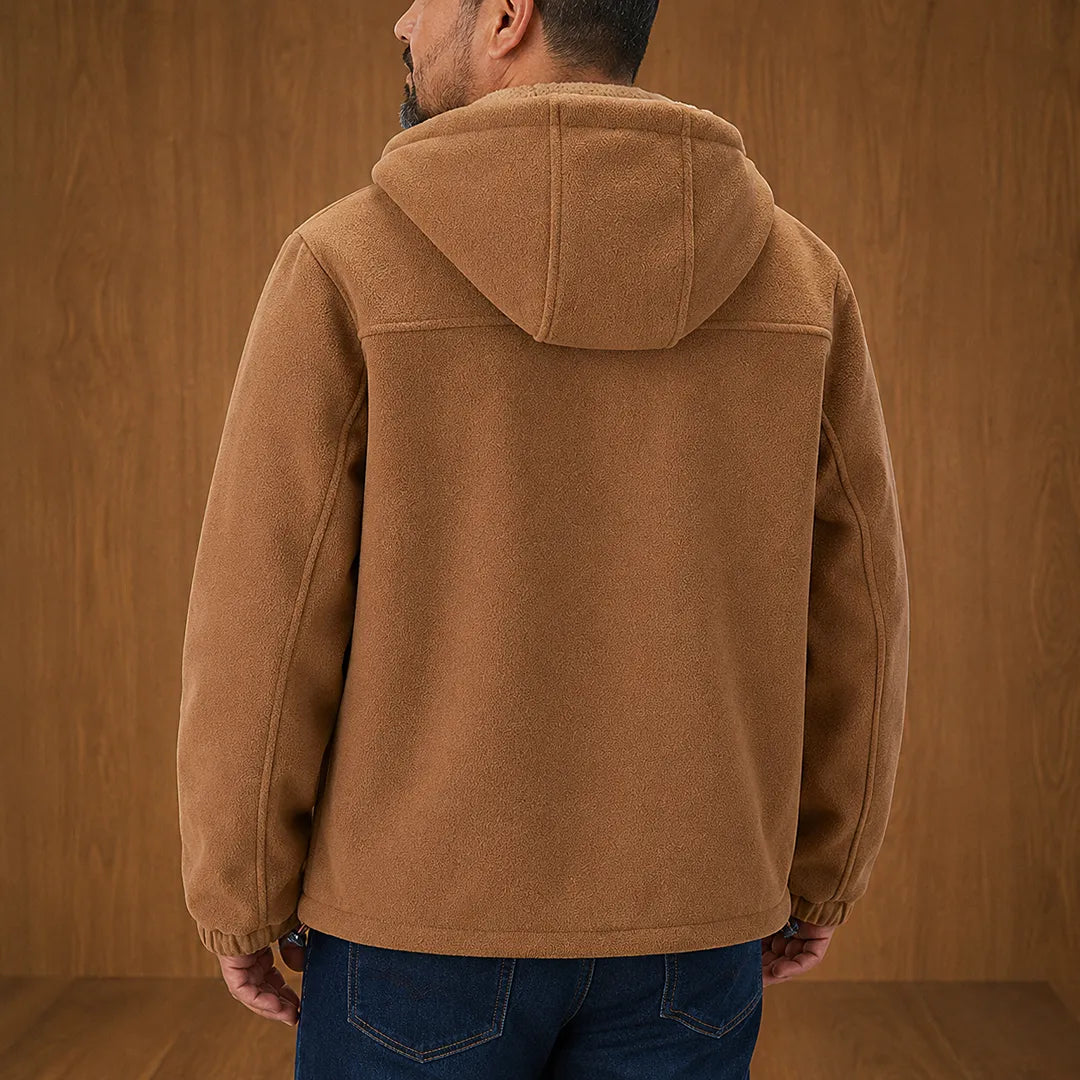 Fleece Zip-Up Hooded Jacket