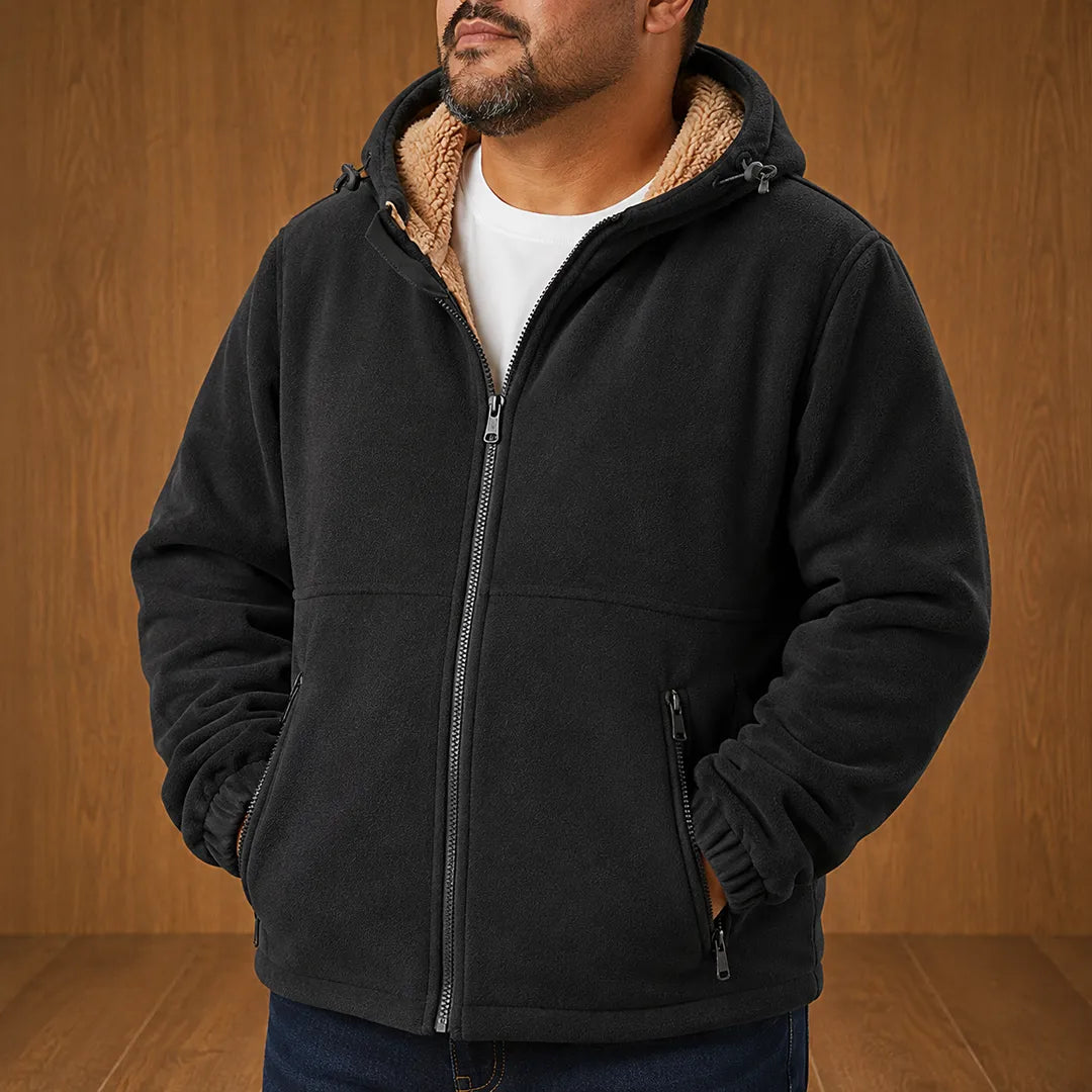 Fleece Zip-Up Hooded Jacket