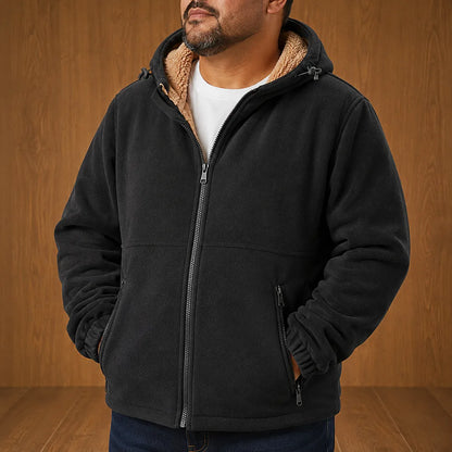 Fleece Zip-Up Hooded Jacket