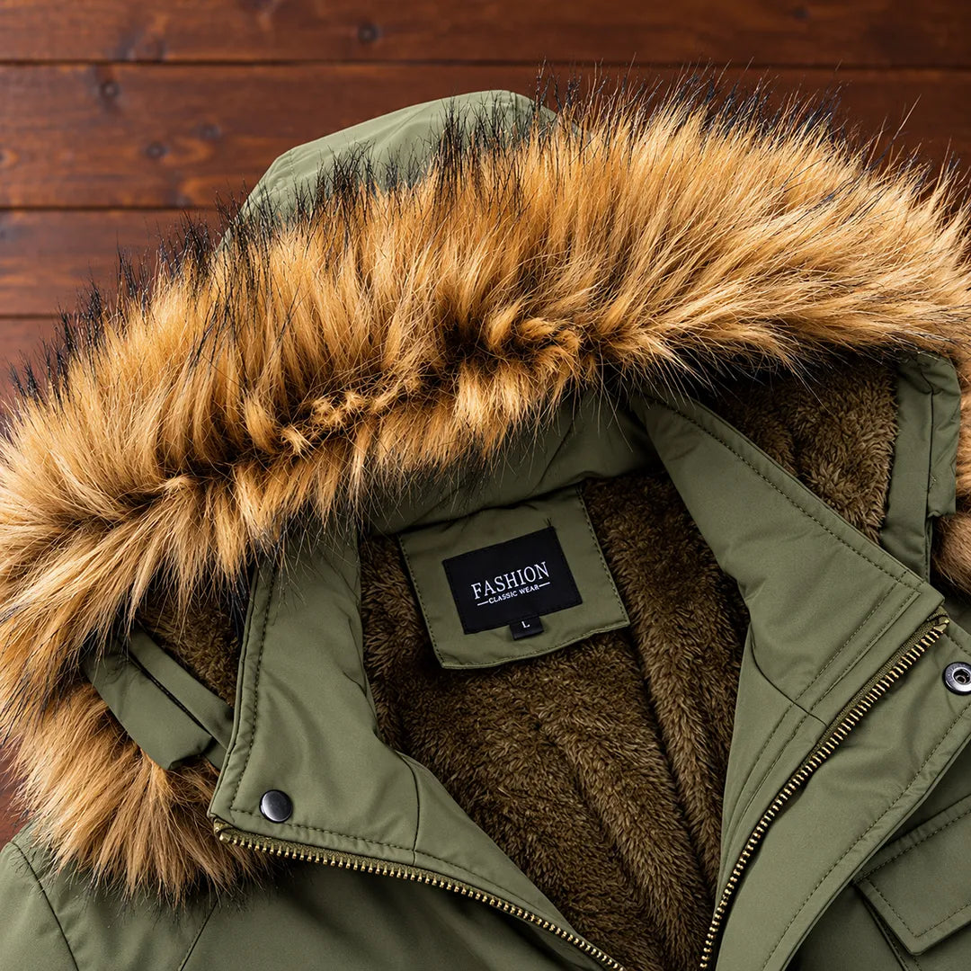 Fluffy Hood Jacket