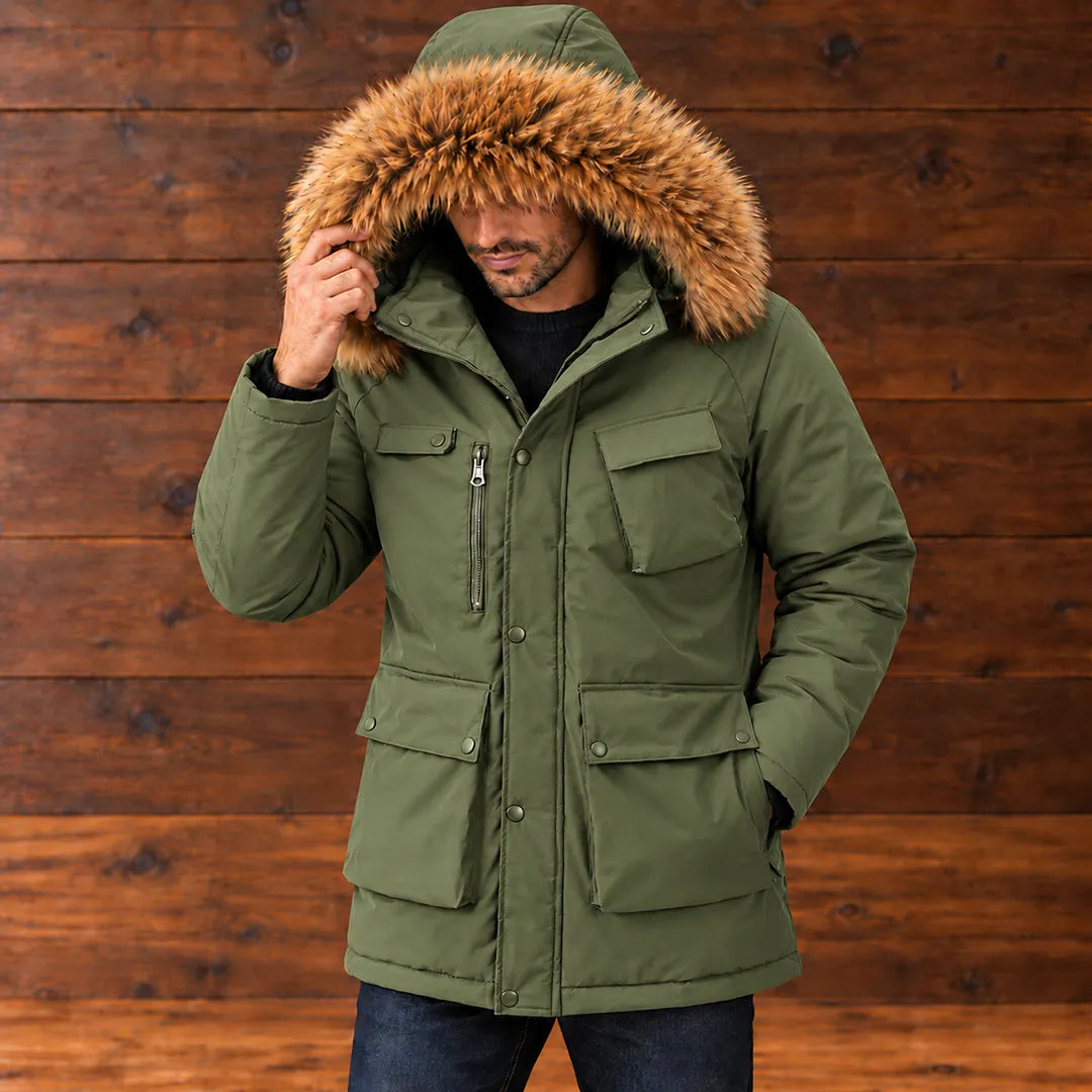 Fluffy Hood Jacket