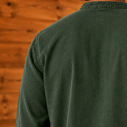Vintage Casual Henley Shirt