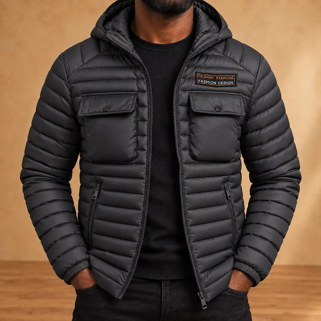 Hooded Quilted Puffer Jacket