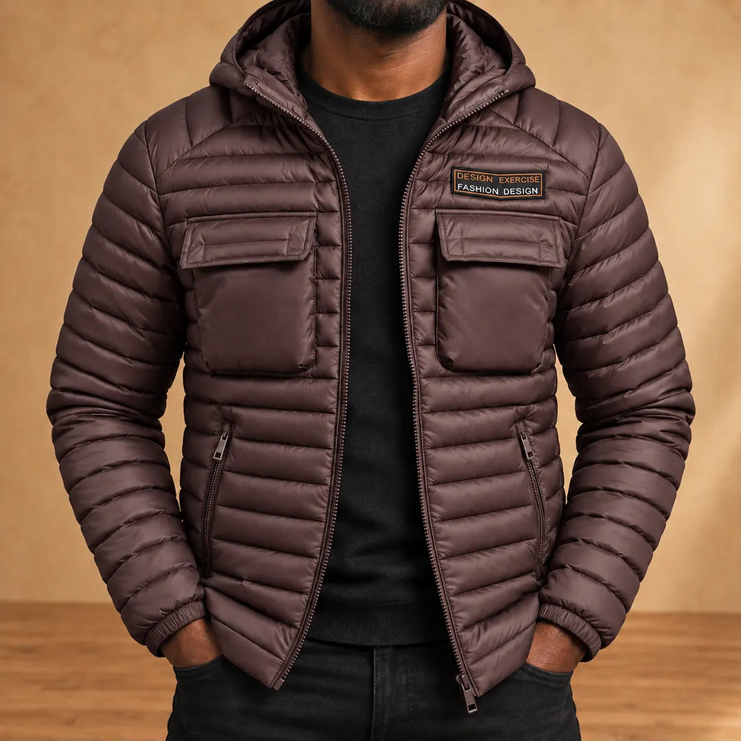 Hooded Quilted Puffer Jacket