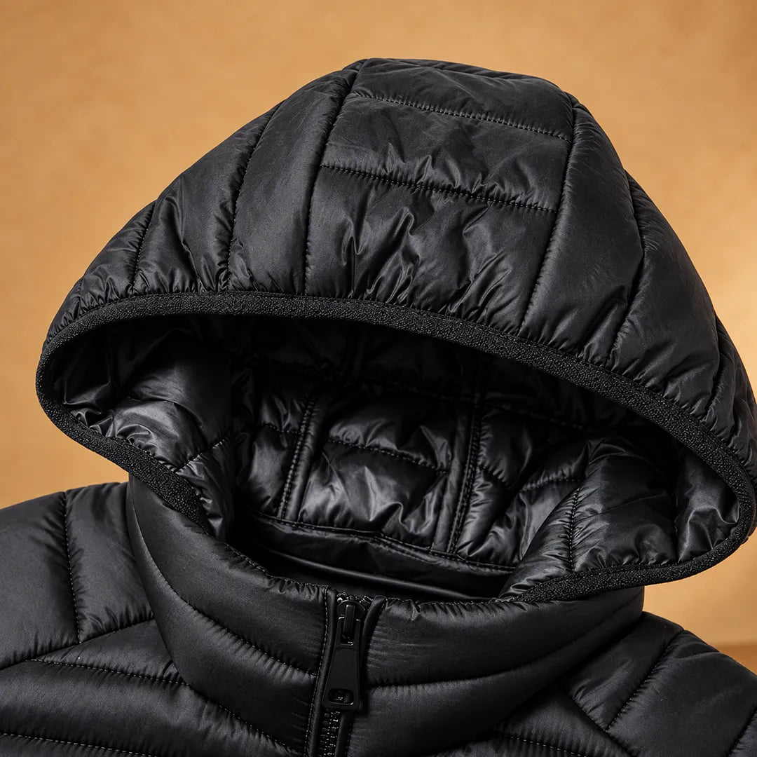 Hooded Quilted Puffer Jacket