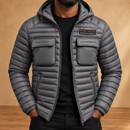 Hooded Quilted Puffer Jacket