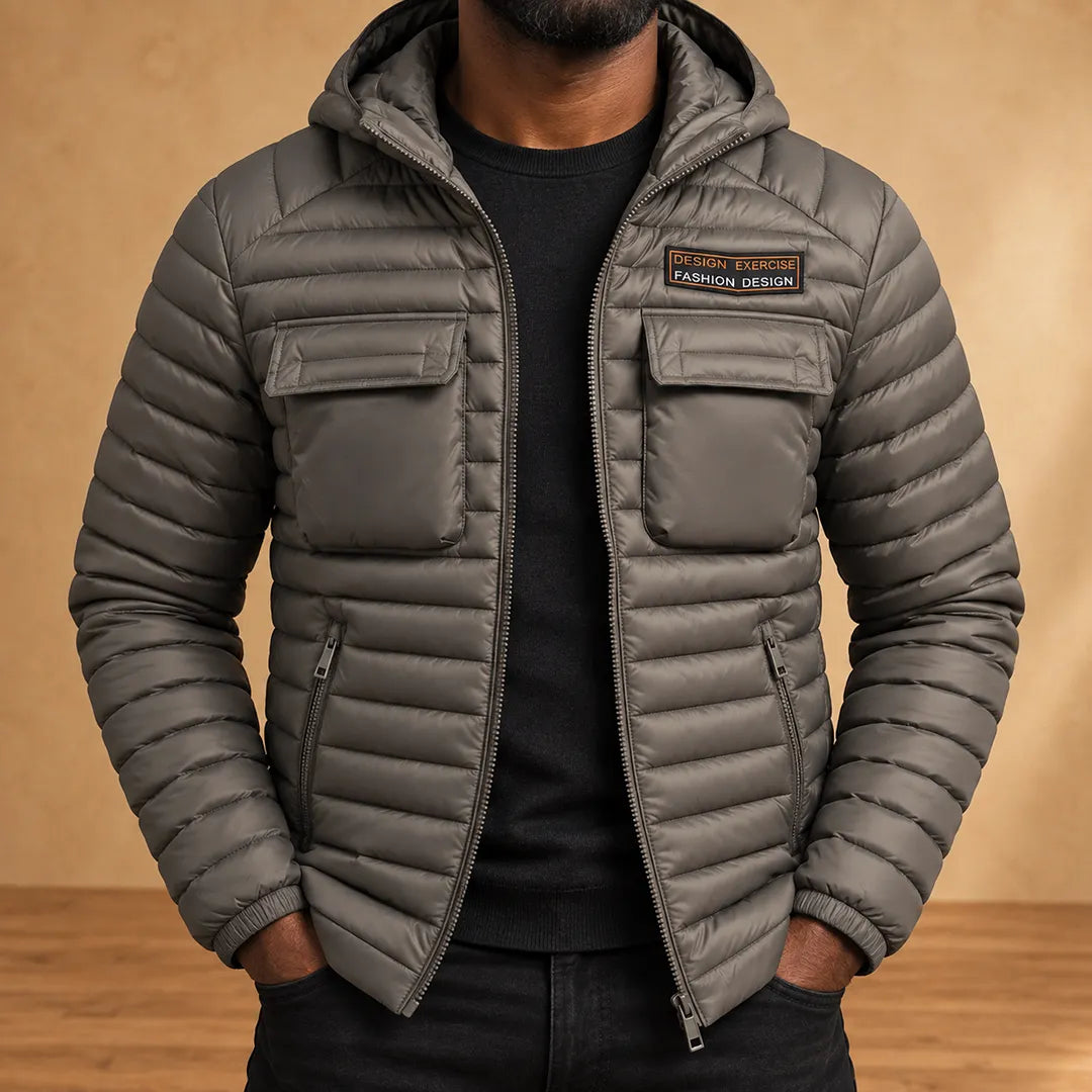 Hooded Quilted Puffer Jacket