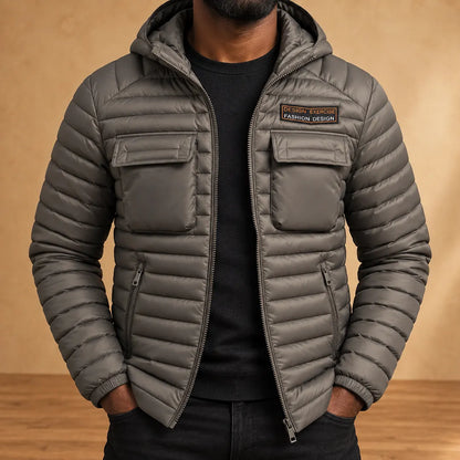 Hooded Quilted Puffer Jacket