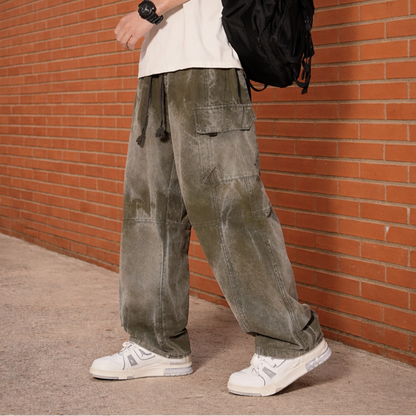 Cotton Washed Trousers