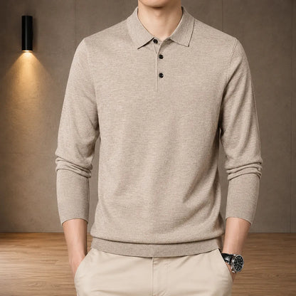 Knit Polo Sweater