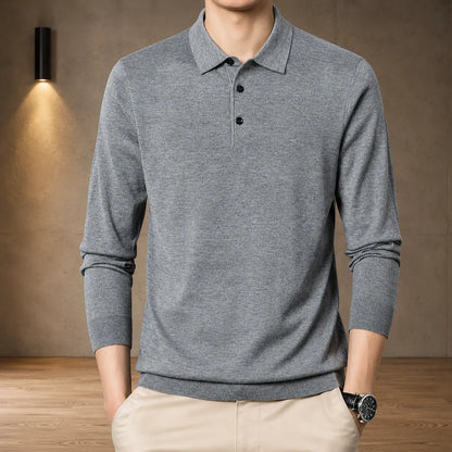 Knit Polo Sweater