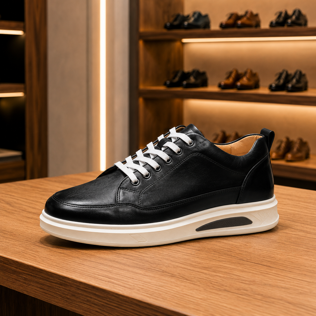 Elegant Minimalist Leather Sneakers