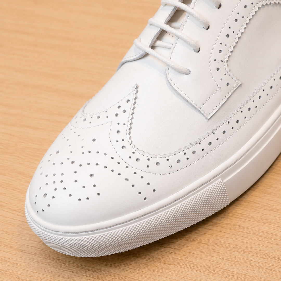 Elegant Handcrafted Leather Sneakers