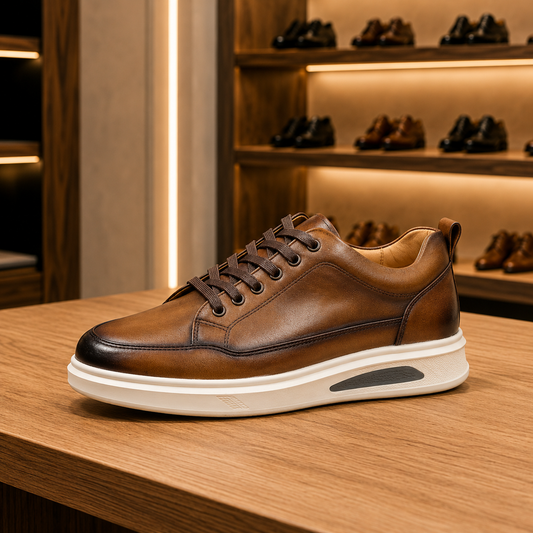 Elegant Minimalist Leather Sneakers