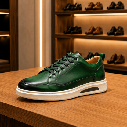 Elegant Minimalist Leather Sneakers