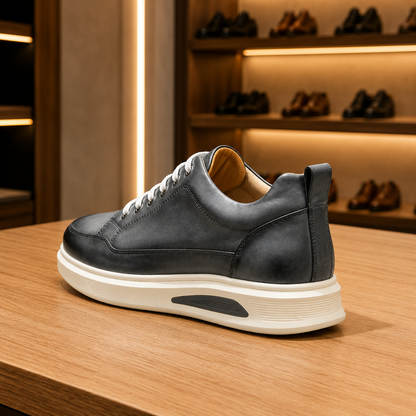 Elegant Minimalist Leather Sneakers