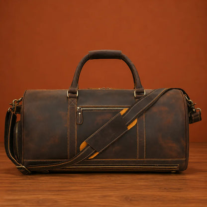 Leather Carryall Bag