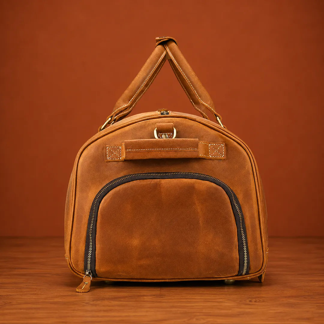 Leather Carryall Bag