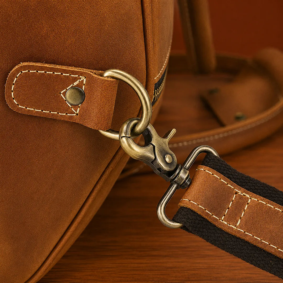 Leather Carryall Bag