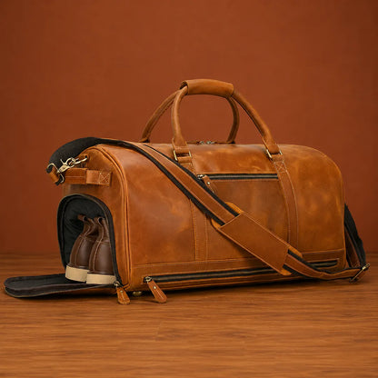 Leather Carryall Bag