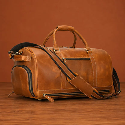 Leather Carryall Bag