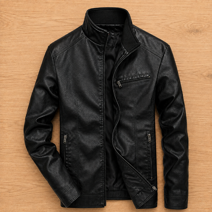 Leather Zip Jacket