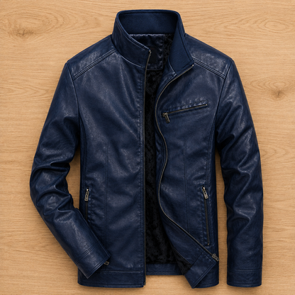 Leather Zip Jacket