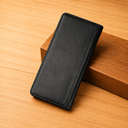 Executive Leather Long Wallet