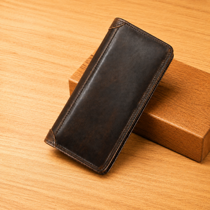 Executive Leather Long Wallet