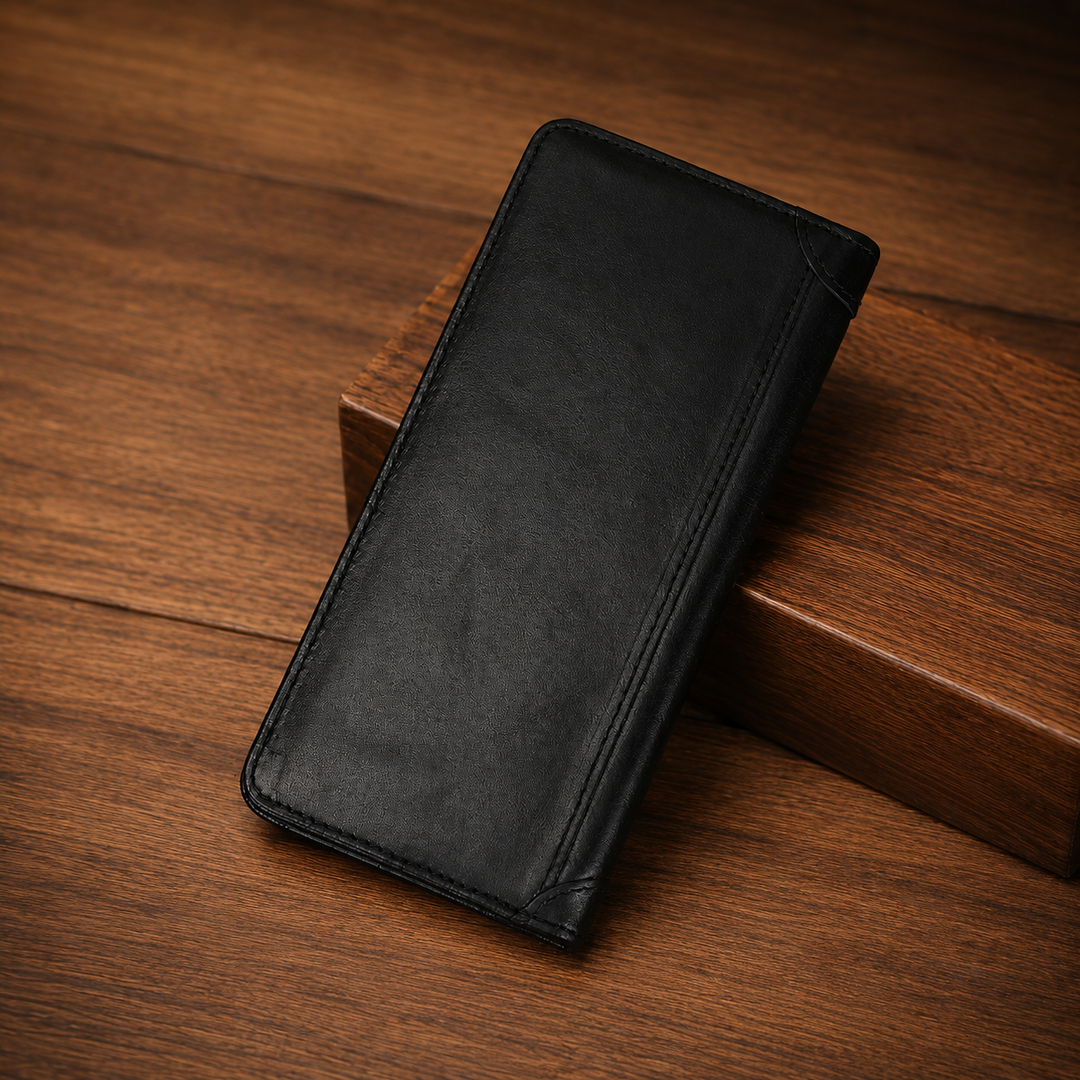 Executive Leather Long Wallet