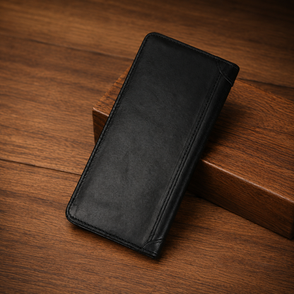 Executive Leather Long Wallet