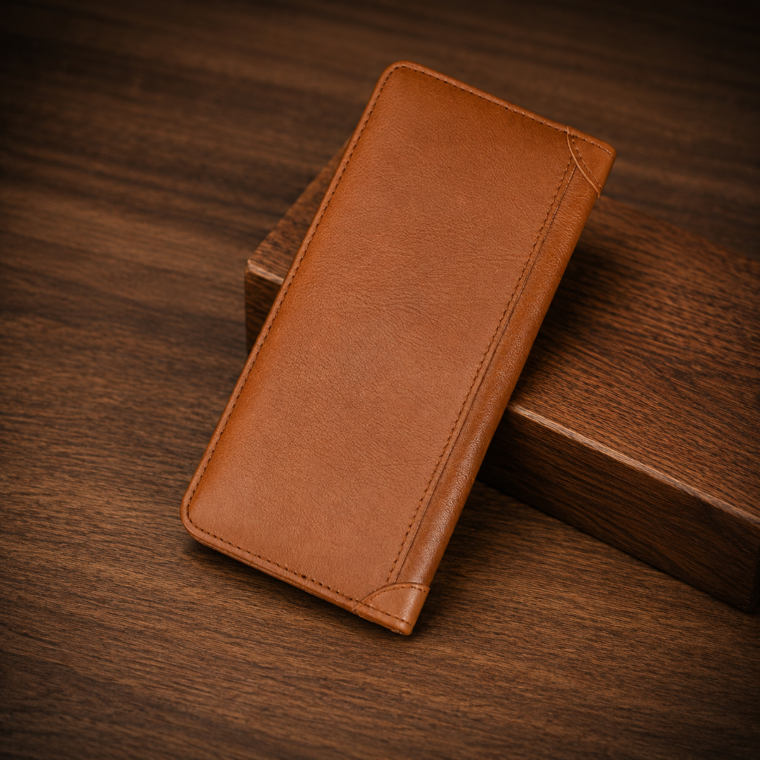 Executive Leather Long Wallet
