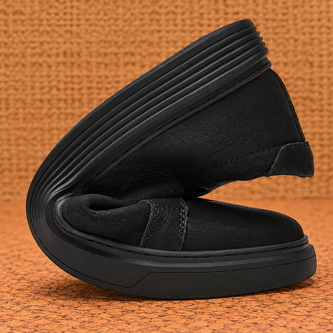 Low-Top Panel Sneakers