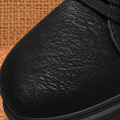 Low-Top Panel Sneakers