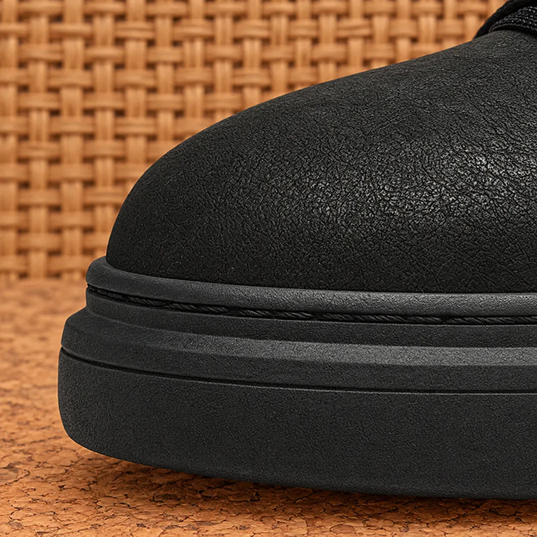 Low-Top Panel Sneakers