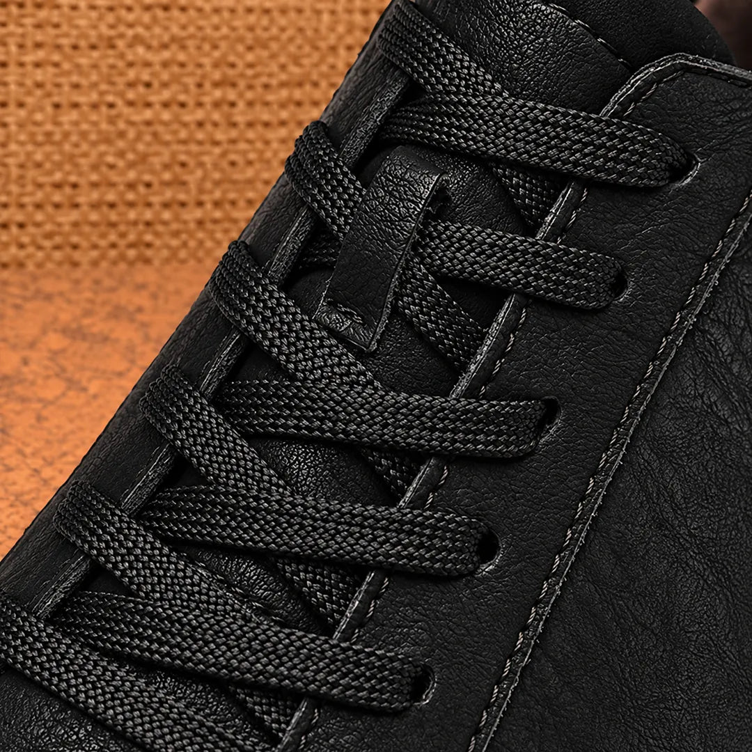 Low-Top Panel Sneakers