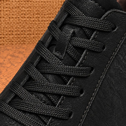 Low-Top Panel Sneakers