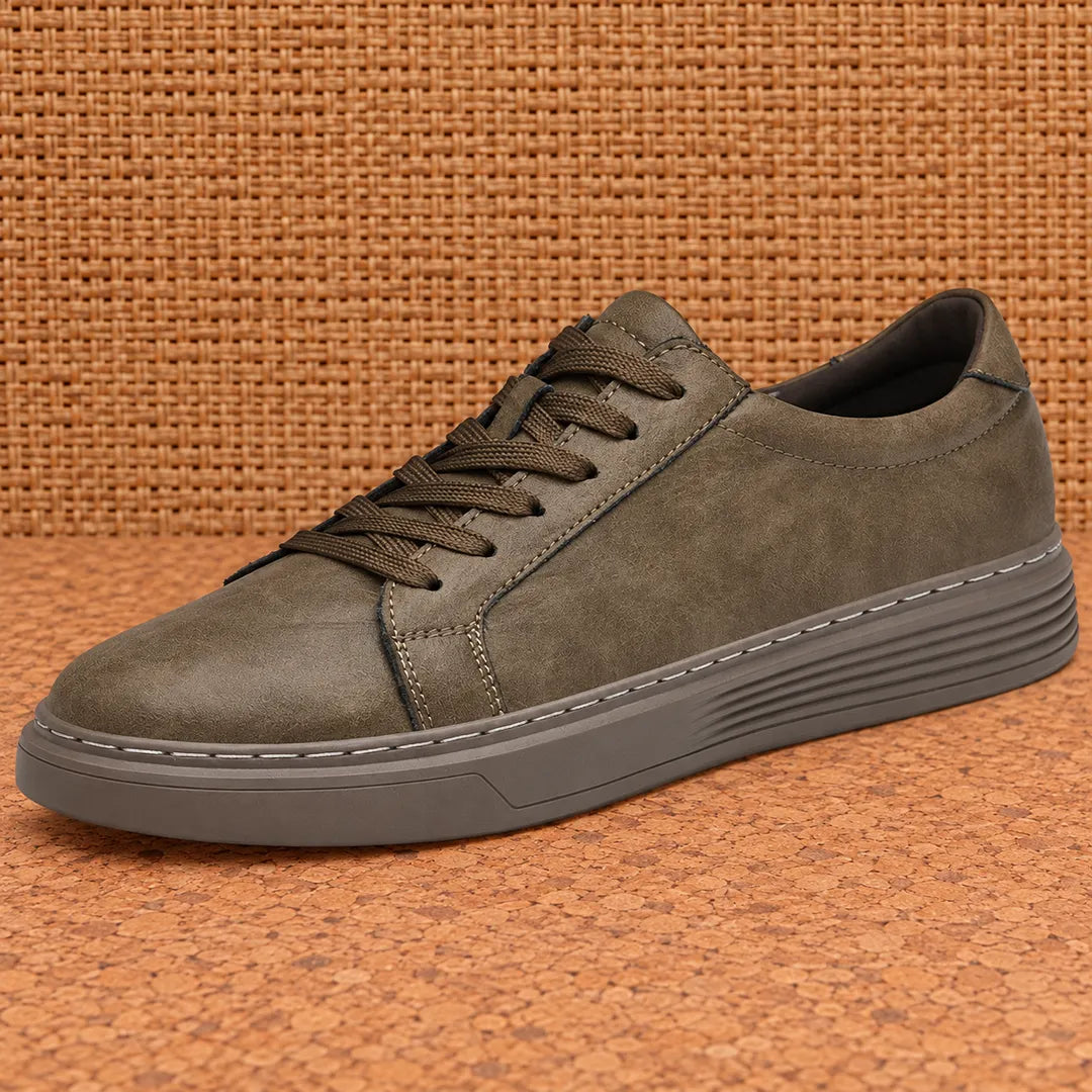 Low-Top Panel Sneakers